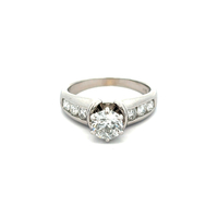 14kt White Gold 1.42ct tw Diamond Engagement Ring