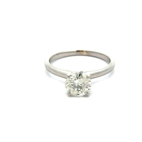 14kt White Gold 1.19ct tw Round Diamond I2 H Solitaire Ring