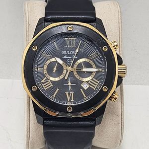 Bulova Marine Star 98b278 Quartz Chronograph Watch 