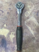Snap-On 1/4" Drive Dual 80 Technology Soft Grip Round Swivel Head Ratchet THNF72