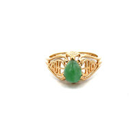 14kt Yellow Gold Jade Ring