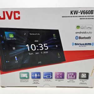 JVC KWV660BT Double DIN Bluetooth 6.8" DVD/CD Car Stereo In-Dash Car Receiver   