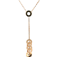 14kt Yellow Gold Multi Circle Necklace