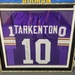Minnesota Vikings Fran Tarkenton Signed Framed Jersey – JSA Witnessed