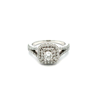 14kt White Gold .50ct Lab Created Diamond Ring