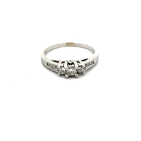 14kt White Gold .45ct tw Diamond Band Ring 