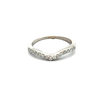 14kt White Gold .25ct tw Diamond Band