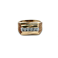 10kt Yellow Gold .10ct tw Diamond Ring 
