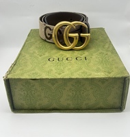 Gucci Jumbo GG Canvas Belt 80.32 400593 