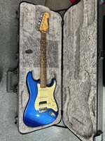 Fender American Ultra Stratocaster HSS Electric Guitar Cobra Blue 2023