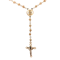 10kt Yellow Gold 20.5" 4mm Rosary 