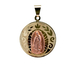 14kt Two Tone Virgin De Guadalupe Pendant 