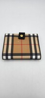 Burberry Nova Check Bi-Fold Snap Wallet