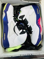 Nike Air Jordan 5 Men's Size 12 Retro Alternate Bel-Air White Shoes DB3335-100