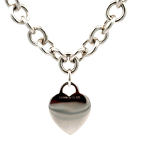 Tiffany & Co. 16" Heart Tag Link Necklace 