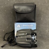 Aurosports 10x25 Folding High Powered Binoculars Low Light Vision Large View