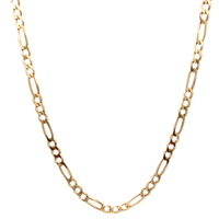 14kt Yellow Gold 22" 4mm Figaro Link Chain