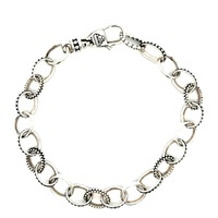 Lago 8" Caviar Bead Link Bracelet 
