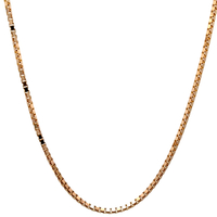 14kt Yellow Gold 20" 1.5mm Box Link Chain 