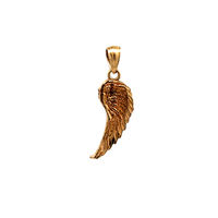 10kt Yellow Gold Angel Wing Pendant