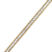  14kt Two Tone 7" 6.5mm 1.50ct tw Diamond Bracelet