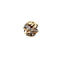  14kt Yellow Gold .15ct tw Diamond Charm
