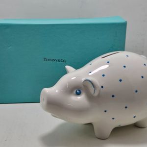 Tiffany & Co. Blue Dots Piggy Bank 