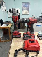 Bauer 1/2" Hammer Drill W/ Charger & Brushless Angle Grinder