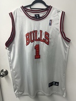Derrick Rose Chicago Bulls White Authentic Jersey