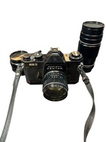 Honeywell ES II 35MM SLR Camera Asahi Pentax w/ accessories 