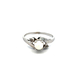 14kt White Gold Diamond & Pearl Ring