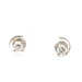 14kt White Gold .50ct tw Diamond Stud Earrings with screw backs