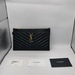 YSL Pouch Saint Laurent Monogramme Pebble Pouch-FREESHIPPING-