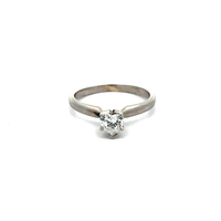14kt White Gold .45ct Heart Diamond VS2 G Solitaire Ring