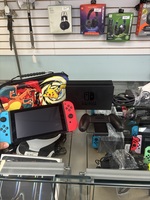 Nintendo Switch HAC-001(-01) Console with Red and Blue Joycons