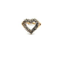 10kt Yellow Gold .20ct tw Diamond Heart Ring