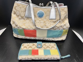 Coach Handbag with matching wallet