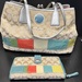 Coach Handbag with matching wallet