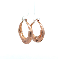14kt Rose Gold Hoop Earrings