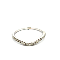 14kt White Gold .12ct tw Diamond Band