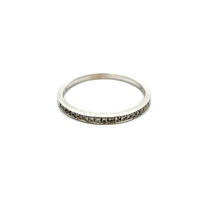 14kt White Gold .10ct tw Diamond Band