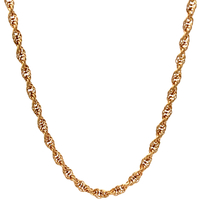 14kt Yellow Gold 24" 3mm Rope Chain 
