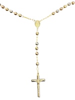 14kt Tri-Color 26" Rosary