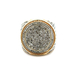 10kt Yellow Gold .40ct tw Cluster Diamond Mens Pinky Ring