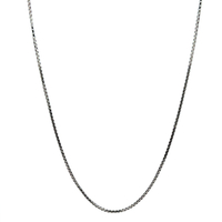 14kt White Gold 18" 1.25mm Box Link Chain