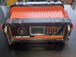 BLACK+DECKER Fully Automatic 25 Amp 12V Bench Battery Charger/Maintainer BC25BD