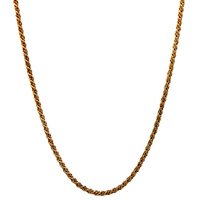 18kt Yellow Gold 18" 2.25mm Link Chain 