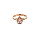 14kt Rose Gold .30ct tw Diamond & Pink Sapphire Ring  
