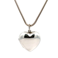 Tiffany & Co. Heart Locket With 24" Chain 