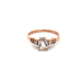 10kt Rose Gold .15ct tw Diamond & Morganite Ring